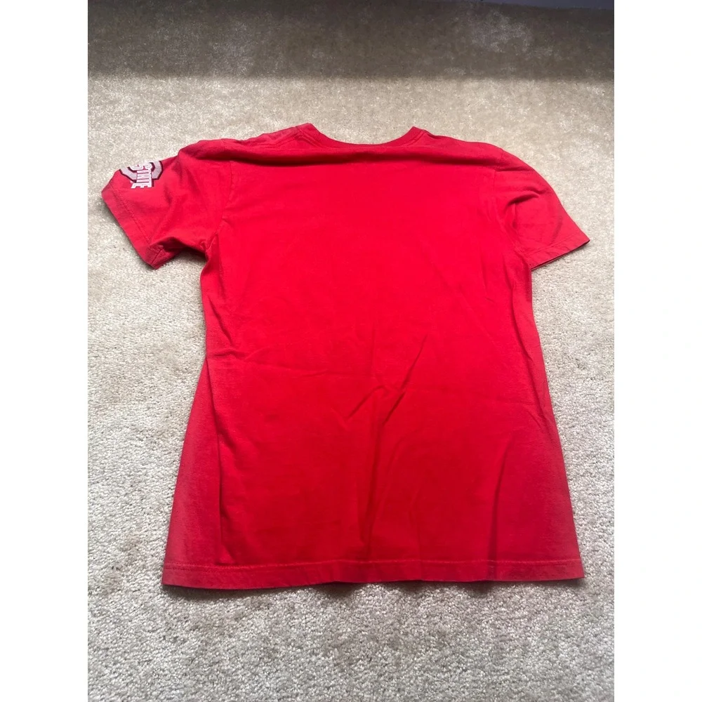 Nike Ohio State Buckeyes Buckeye Pride T-Shirt Mens Medium Red Graphic Tee OSU